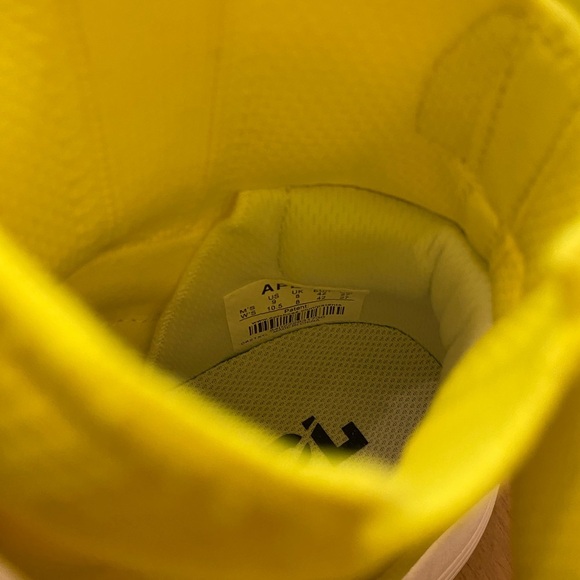 APL Super Future Yellow High Top Sneakers Energy NEW men’s 9, womens 10.5, Box - Picture 7 of 13